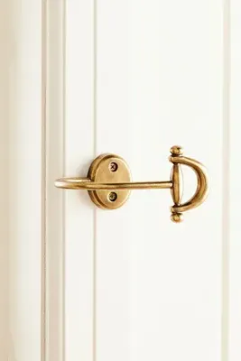 Equestrian Brass Tieback - Gold by Anthropologie, alternate view