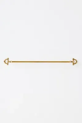 Equestrian Brass Towel Bar - Gold, Brass product
