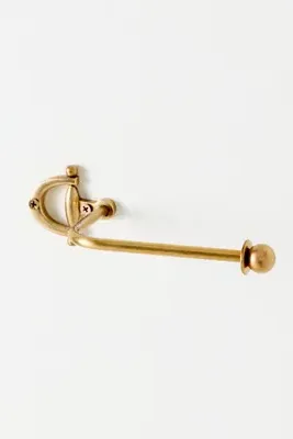 Equestrian Toilet Paper Holder - Gold, Brass by Anthropologie, alternate view