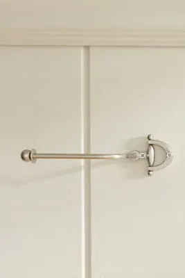Equestrian Toilet Paper Holder - Silver, Brass by Anthropologie, alternate view