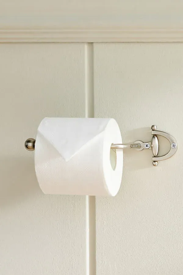 Equestrian Toilet Paper Holder - Silver, Brass by Anthropologie
