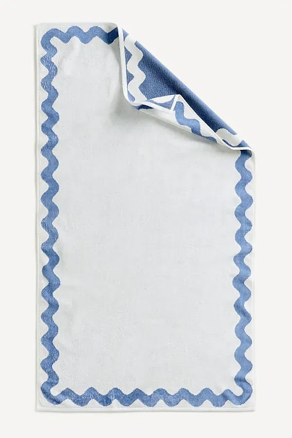 Ernestine Scalloped Bath Towel Collection - Cotton by Anthropologie