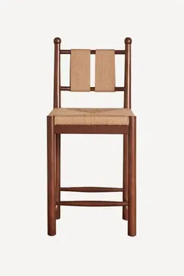 Estelle Counter Stool - Brown, Cedar Wood product
