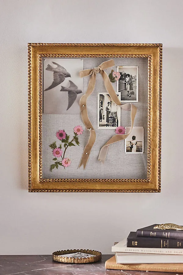 Estelle Shadow Box Frame - Brass by Anthropologie