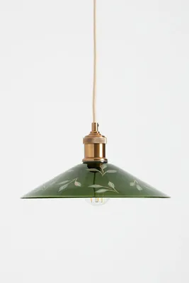 Etched Leaf Glass Pendant Ceiling Light product
