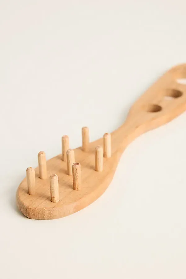 etúHOME Italian Spaghetti Metro Pasta Measuring Tool - Beige, Wood by Anthropologie, alternate view