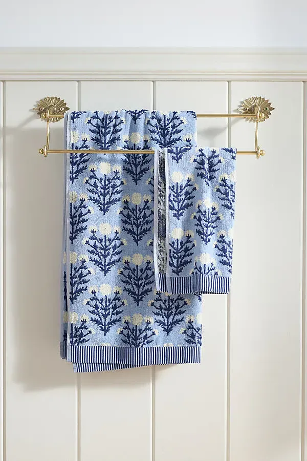 Eudora Towel Collection - Blue, Cotton by Anthropologie