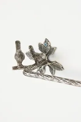 Everlee Towel Bar - Silver, Brass by Anthropologie, alternate view