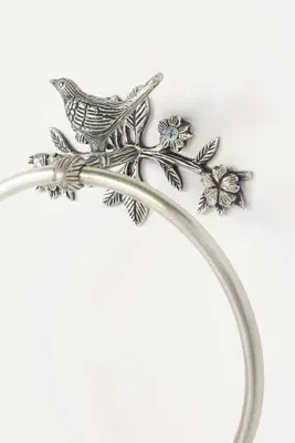 Everlee Towel Ring - Silver, Brass product