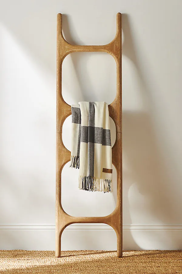 Farai Decorative Ladder - Beige, Linen product
