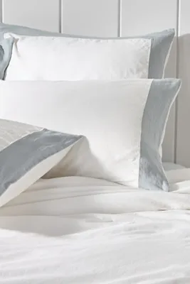 Fatine Duvet Cover - White, Cotton-Linen product