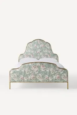 Fenna Frida King Size Bed - Green, Polyester product