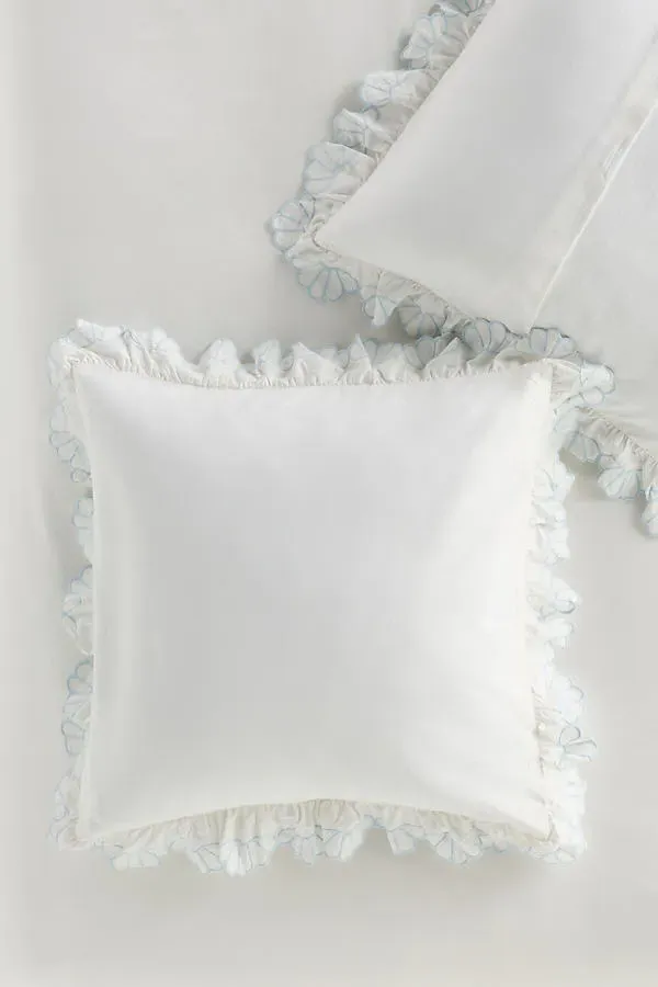 Fera Euro Sham - Blue, Organic Cotton Sateen product