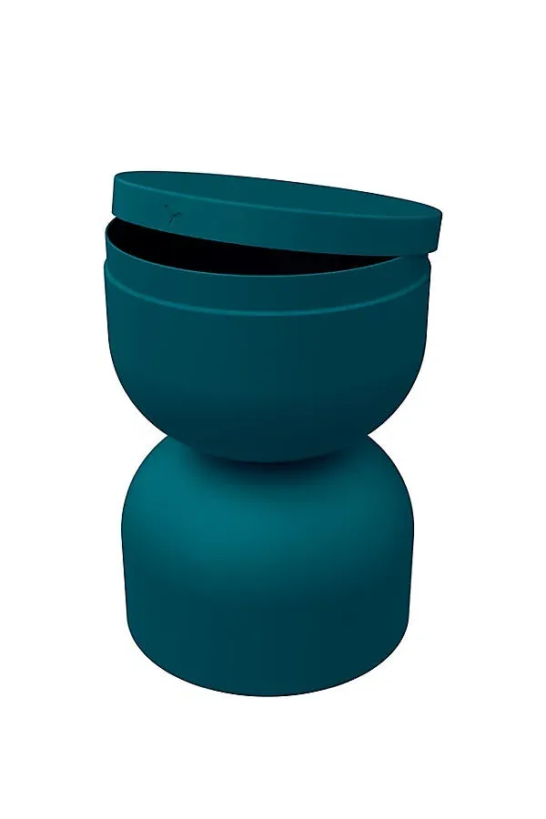 Fermob Piapolo Indoor/Outdoor Side Table with Storage - Blue product