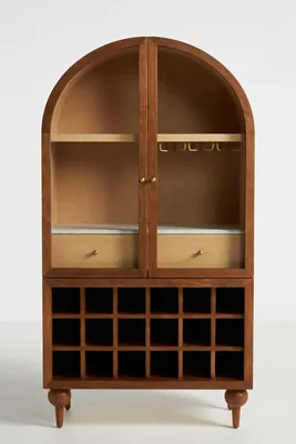 Fern Bar Cabinet - Beige, Ash Wood product