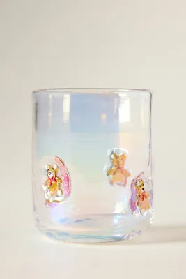 Festive Icon Juice Glass - Brown, Handblown Glass by Anthropologie, image 2