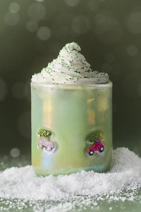 Festive Icon Juice Glass - Red, Handblown Glass by Anthropologie