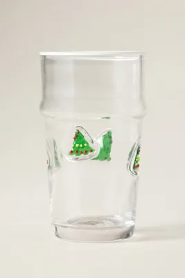 Festive Icon Tumbler Glass - Green by Anthropologie, image 2