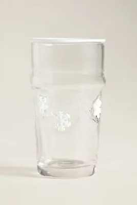 Festive Icon Tumbler Glass - White by Anthropologie, image 2