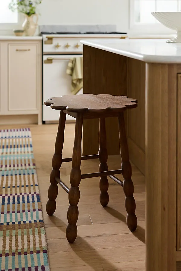 Fir Oak Counter Stool - Oak by Anthropologie