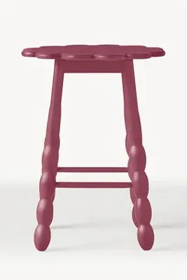 Fir Oak Counter Stool - Purple, Oak by Anthropologie, image 2