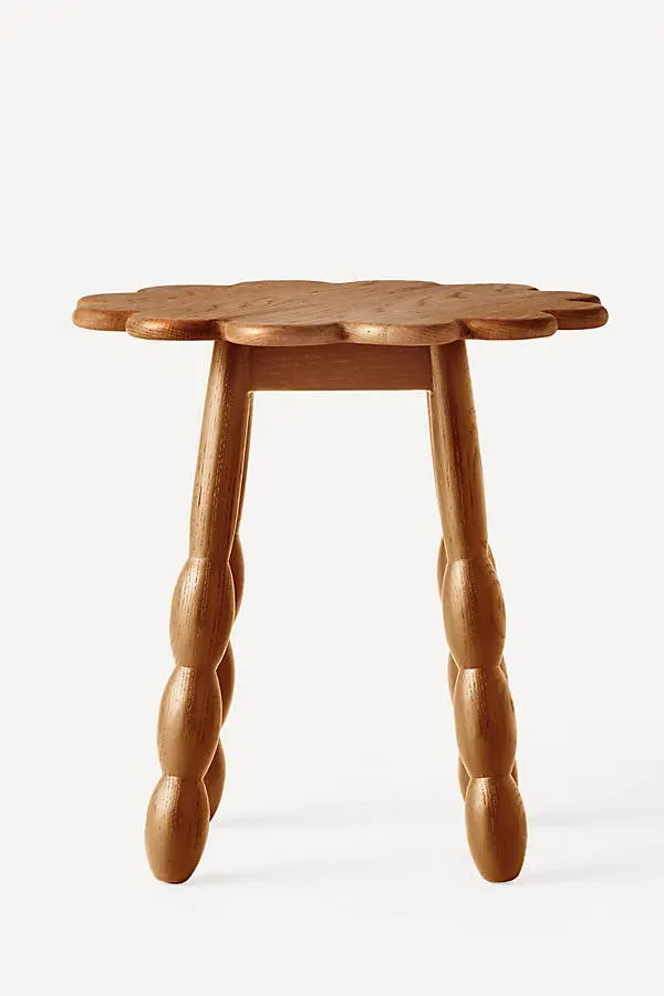 Fir Oak Dining Stool - Oak by Anthropologie