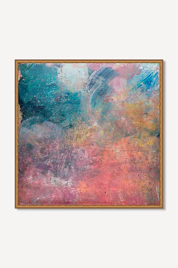 Flaws in Jewels Wall Art - Pink, Linen product