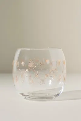 Flora Floral Wine Glasses Set of 4 - 24k Gold Accent product