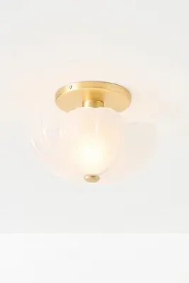 Flora Flower Glass Ceiling Light - White product
