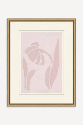Floral Subtlety Framed Wall Art - Pink product