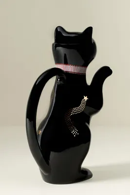 Florence Balducci Cat Stoneware Pitcher - Black product