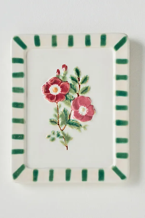 Flower Clay Gallery Wall Charm - Pink, Clay product