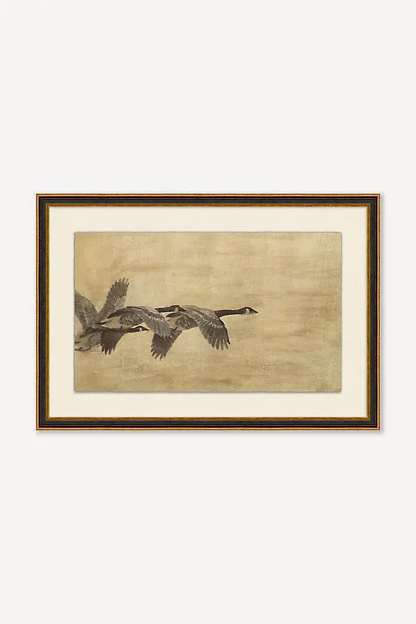 Flying Together Framed Wall Art - Beige product