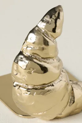 Food Icon Bookends - Gold, Aluminum by Anthropologie, image 2