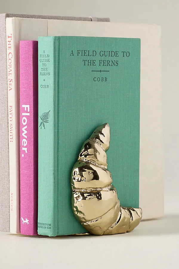 Food Icon Bookends - Gold, Aluminum by Anthropologie