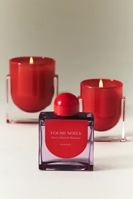 Found Notes Berry Citron & Blossom XS Boxed Glass Candle - Red product