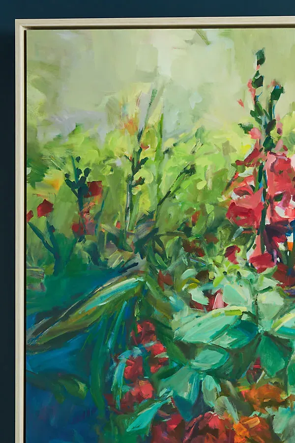 Foxgloves Wall Art - Green, Acrylic product