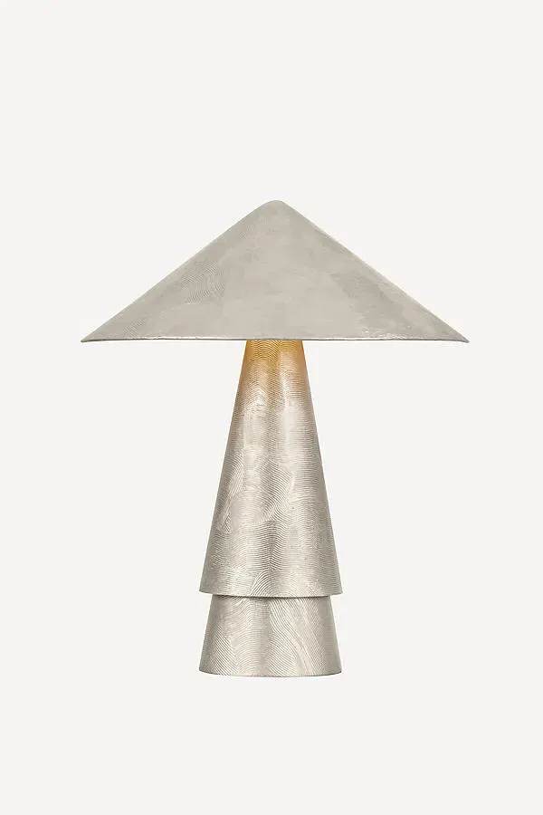 Foxton Conical Stacked Table Lamp - Silver product