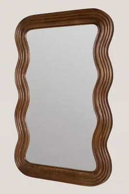 Frances Wiggle Frame Wall Mirror - Mango Wood product