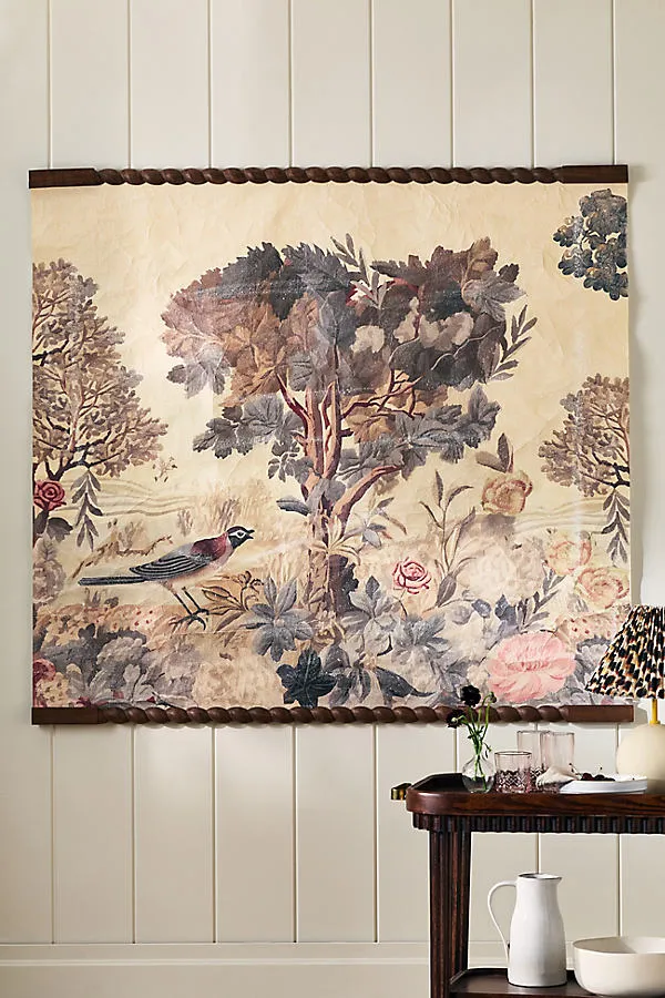 Francois Bird Paper Tapestry - Beige product