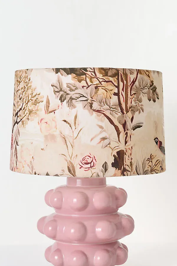 Francois Bird Tapestry Drum Lamp Shade - Cotton product