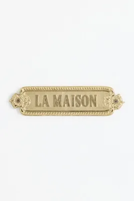 French Cottage Metal Sign - Brown product