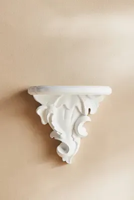 French Scroll Wall Shelf - White product