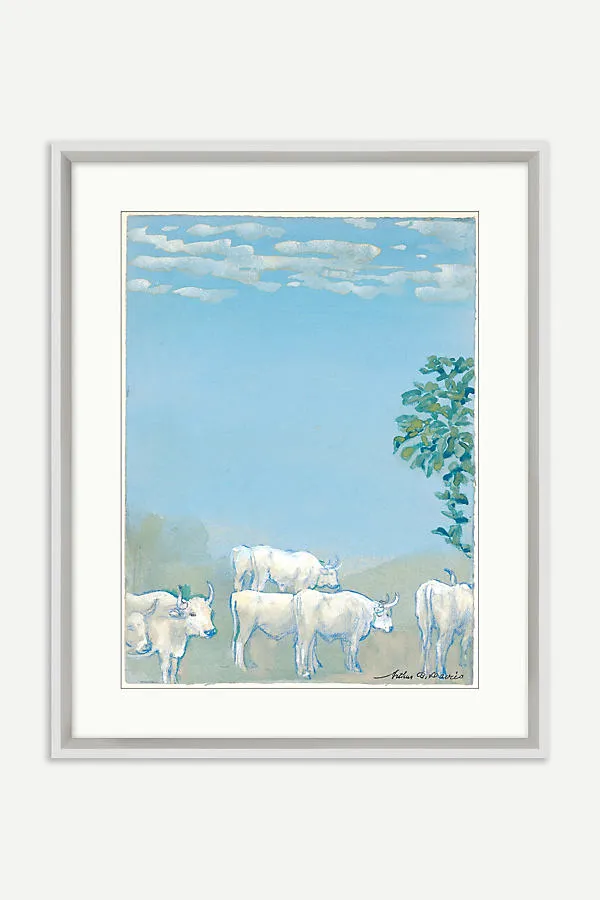 From the Farm Wall Art - Blue product