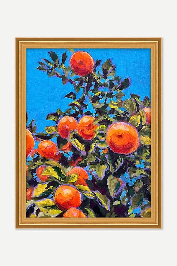 Fruitful Days Wall Art - Orange, Canvas product