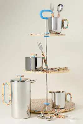 Gaetano Sugar Pot - Stainless Steel, Resin product