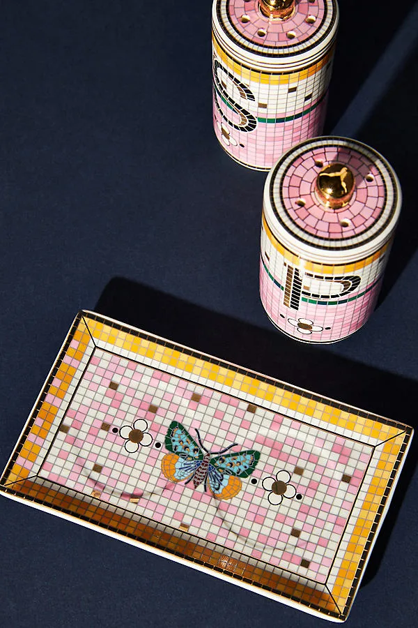 Garden Tile Salt & Pepper Shakers - Stoneware by Anthropologie, alternate view
