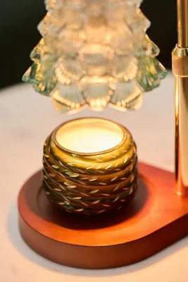 Gather Large Scented Candle - Fresh Balsam & Cedarwood, Green by Anthropologie, image 2