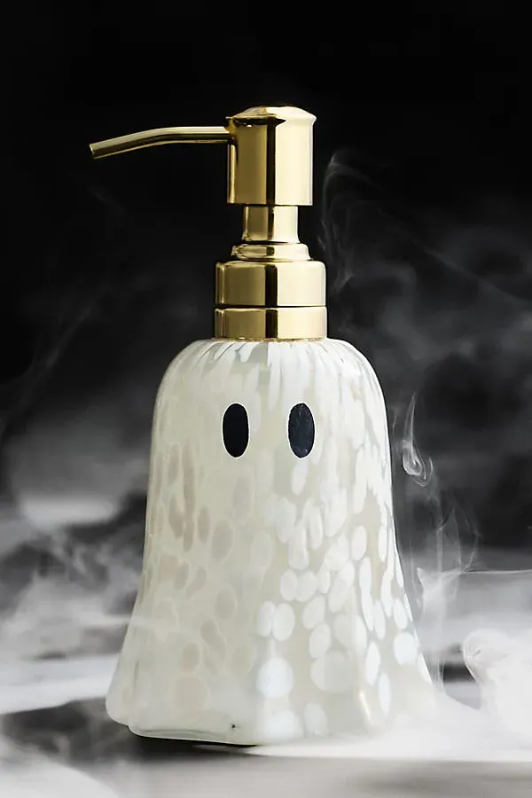 Ghost Glass Soap Pump - Pebbled Finish product