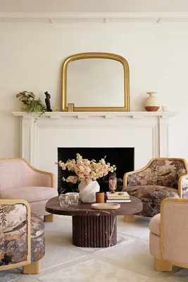 Gia Francois Occasional Chair - Beige, Polyester product